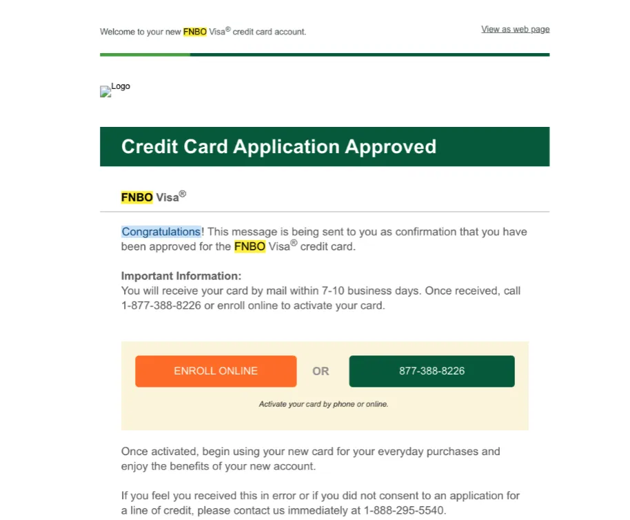 Client funding approval